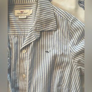 Vineyard vines cornflower blue button down